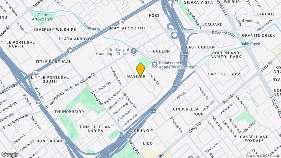 488 S Sunset Ave Map and Location Details