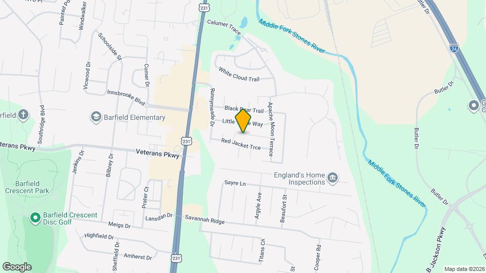 202 Quanah Parker Trail Mapa y Detalles de la Ubicación