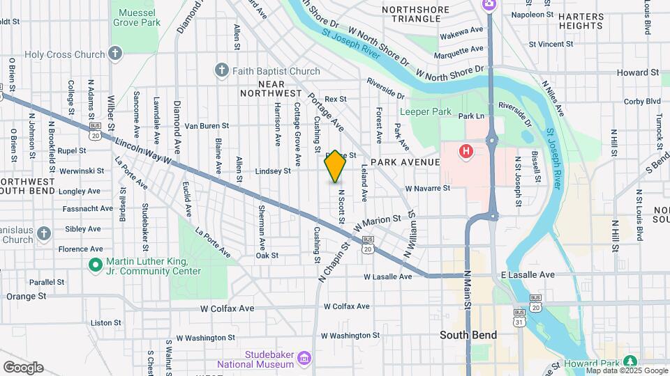 609 N Scott St Mapa y Detalles de la Ubicación