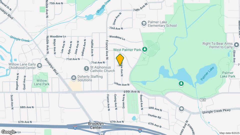 7025 Drew Ave N Map and Location Details