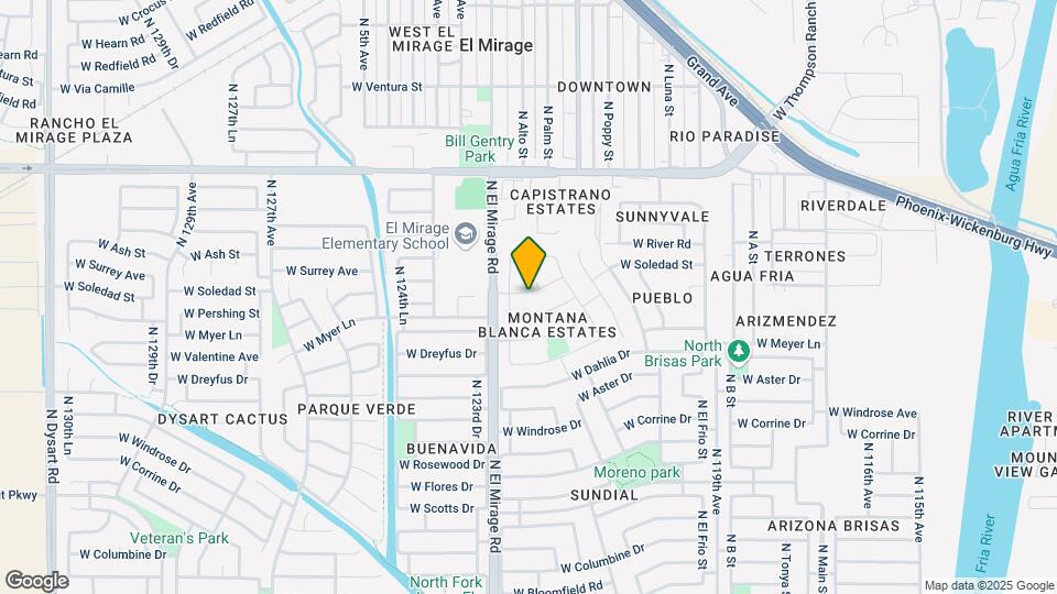 12193 W Soledad St Map and Location Details