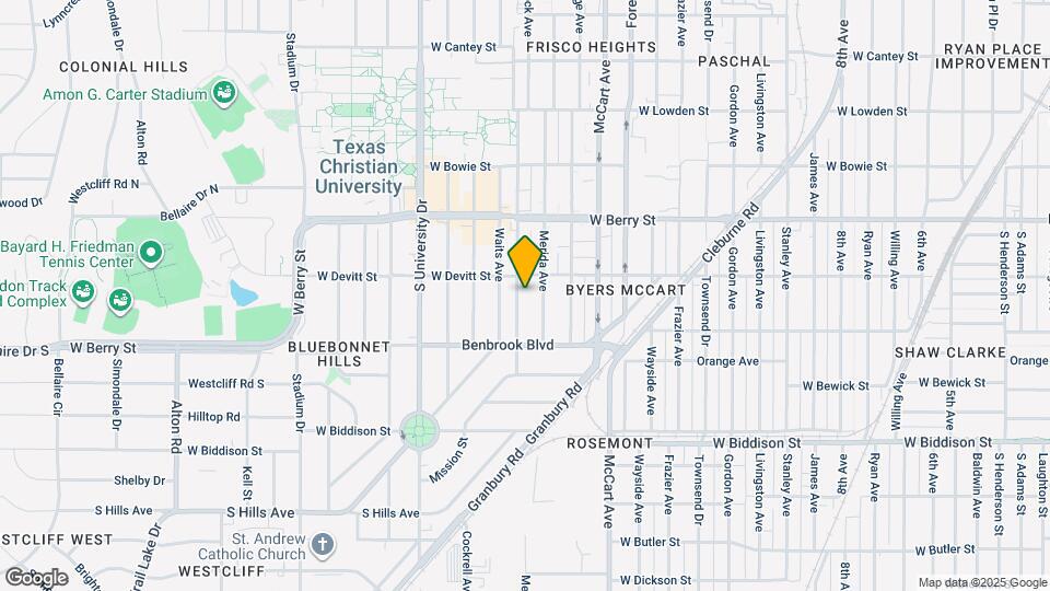 3217 Lubbock Ave Map and Location Details