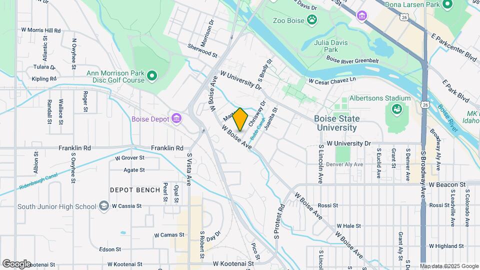 2300 W Boise Ave Map and Location Details