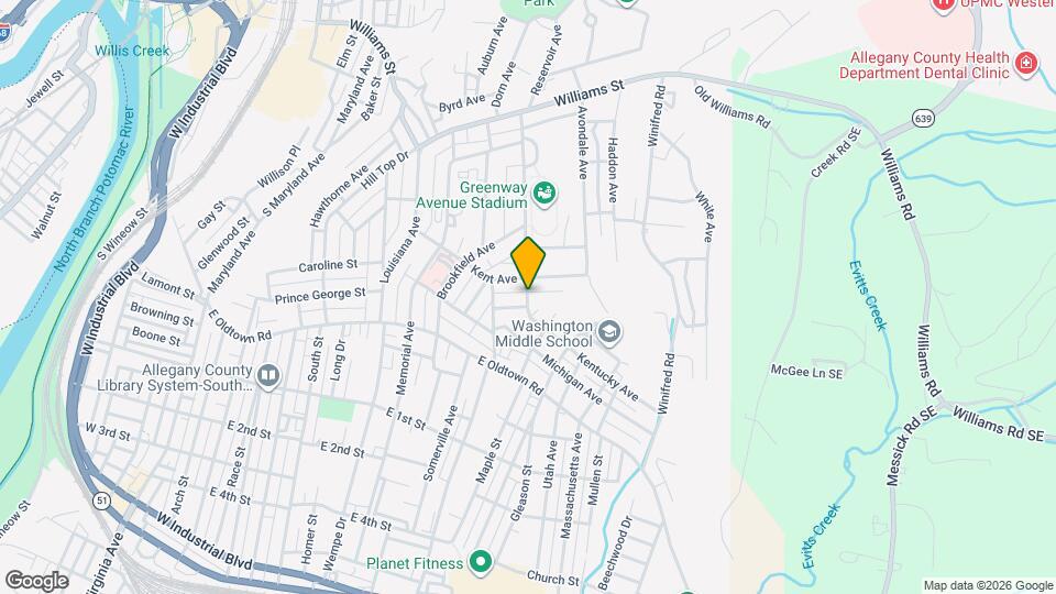 716 Greenway Ave Map and Location Details