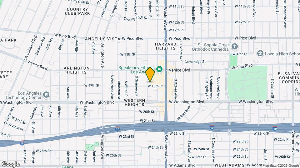 1648 S St Andrews Pl Map and Location Details