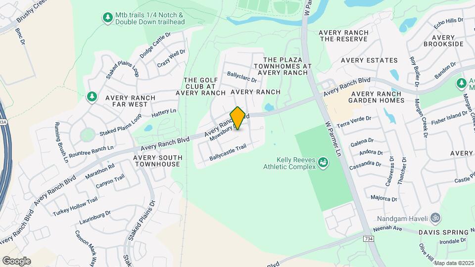 14444 Lilley Brook Cove Map and Location Details