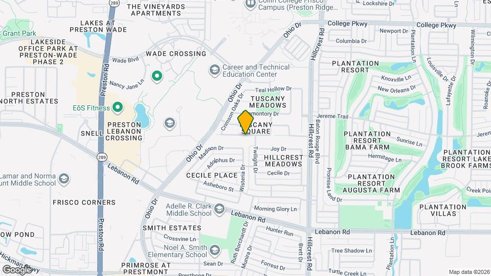 10035 Wake Bridge Dr Map and Location Details