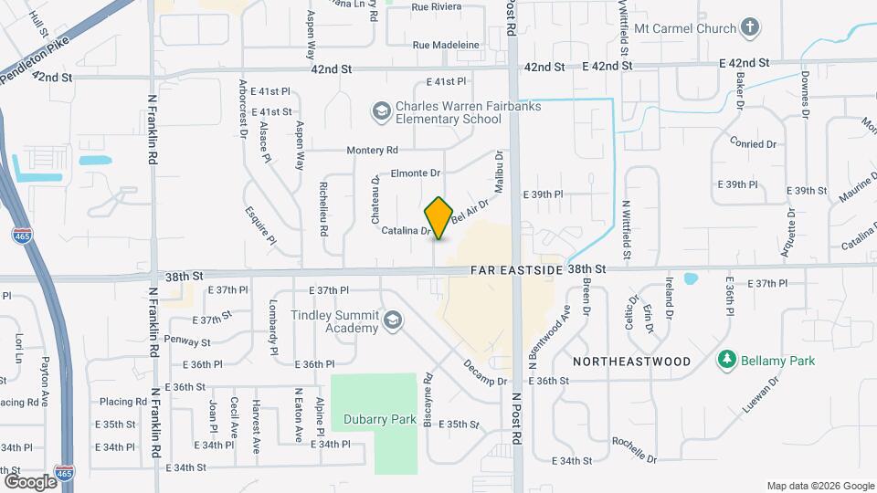 3821 Biscayne Rd Map and Location Details