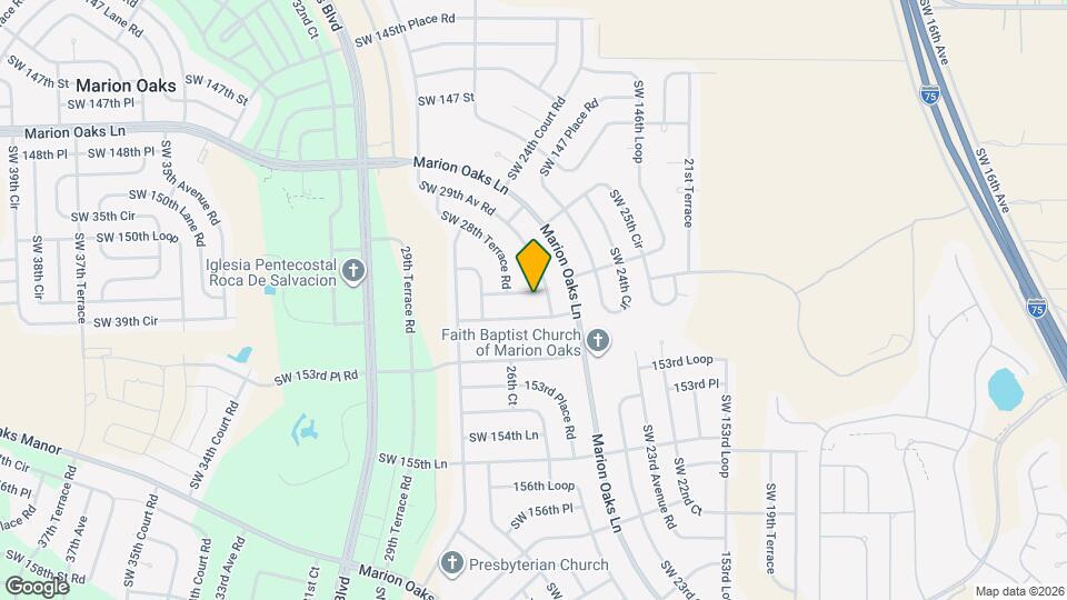 2670 SW 151st Pl Map and Location Details