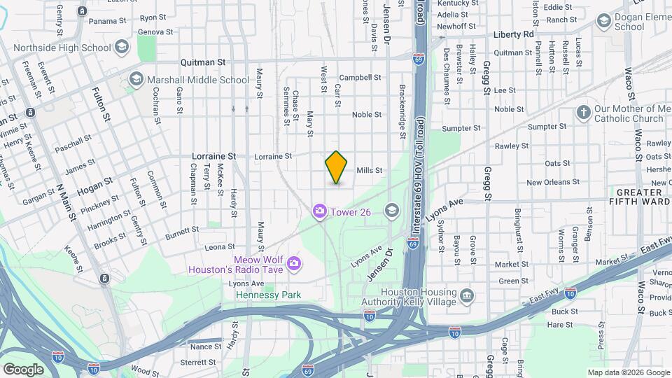 2413 Harrington St Mapa y Detalles de la Ubicación
