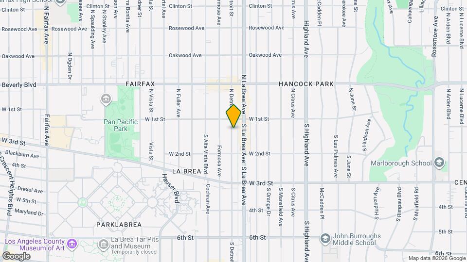 128 S Detroit St, Unit 128 Map and Location Details