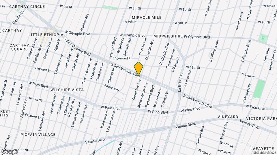 5300-5306 San Vicente Blvd Map and Location Details