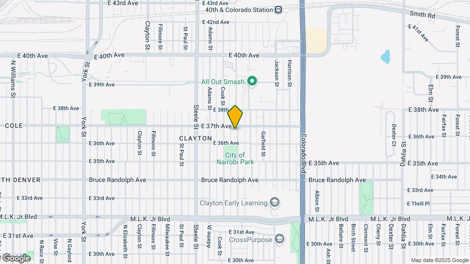 3635 N Madison St Map and Location Details
