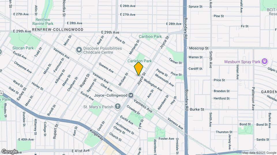 4909 Joyce St Map and Location Details