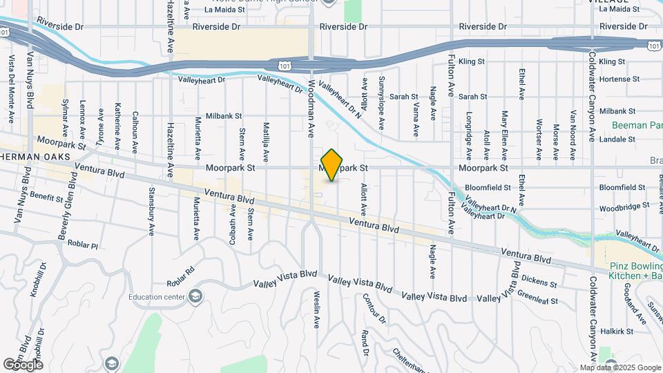 4355 Ventura Canyon Ave Map and Location Details