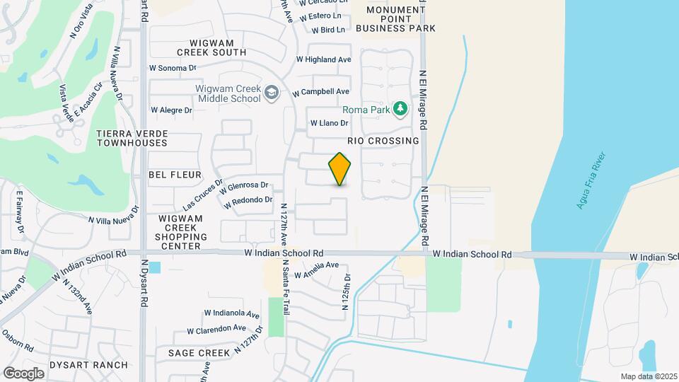 12511 W Glenrosa Dr Mapa y Detalles de la Ubicación