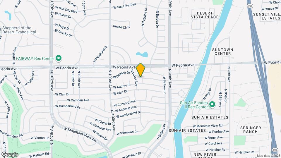 10036 W Tarrytown Ave Map and Location Details