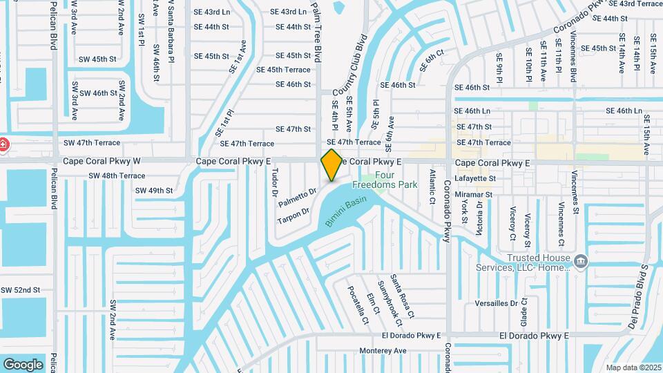 444 Tudor Dr Map and Location Details
