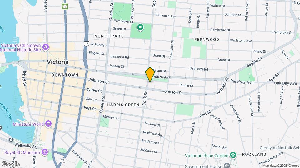 1411 Cook St Map and Location Details