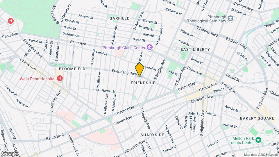 302 S Fairmount St Map and Location Details