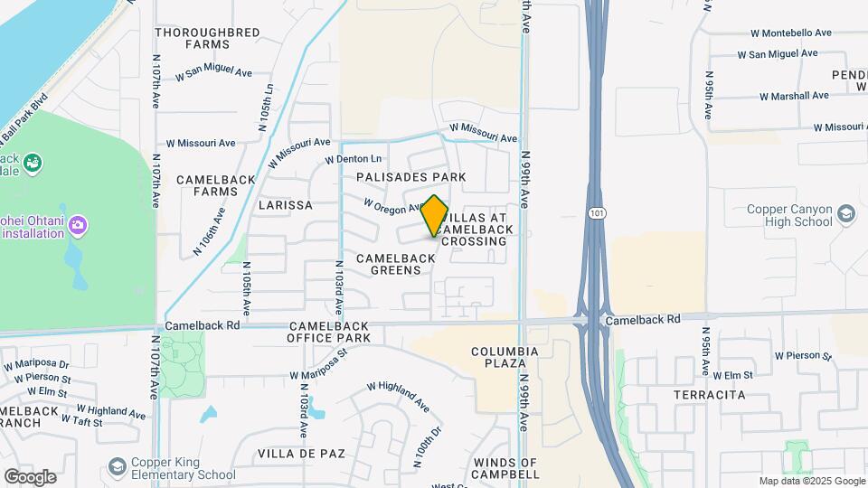 10101 W Orange Dr Map and Location Details