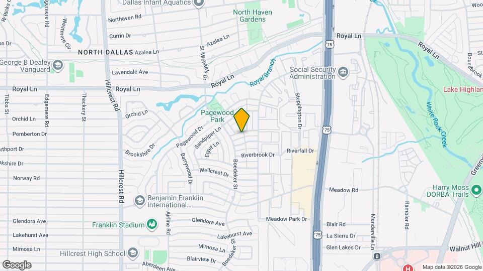 7520 Highmont St Map and Location Details