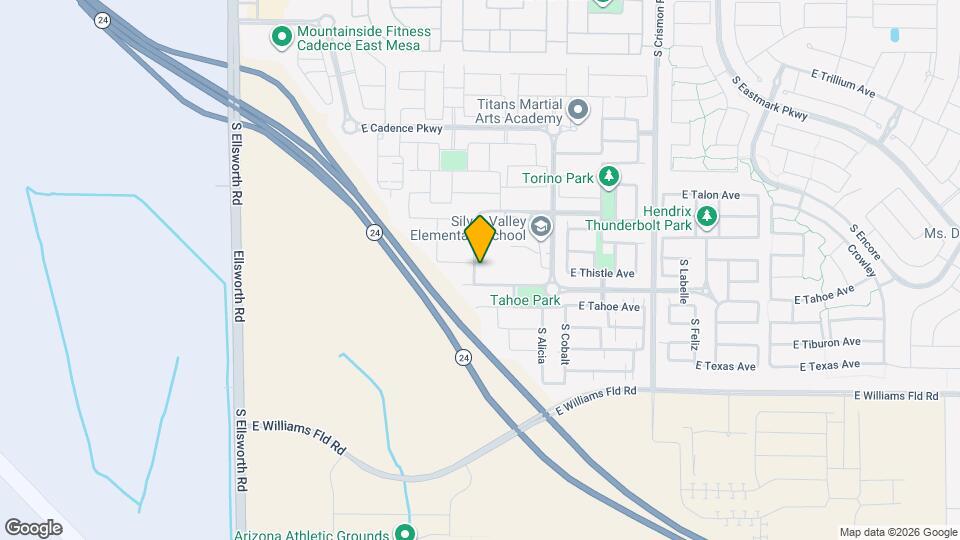 5733 S Verde Map and Location Details