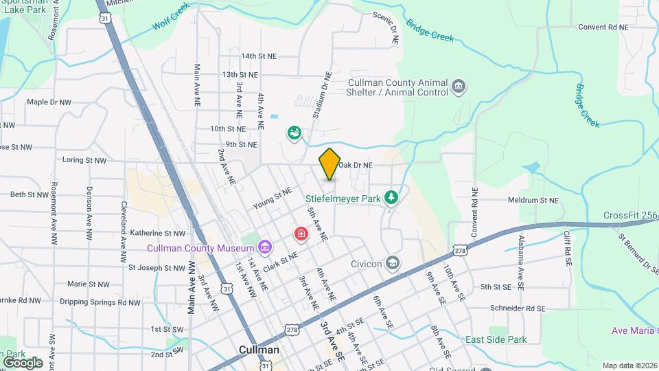 401 Hoeppner Ln NE Map and Location Details