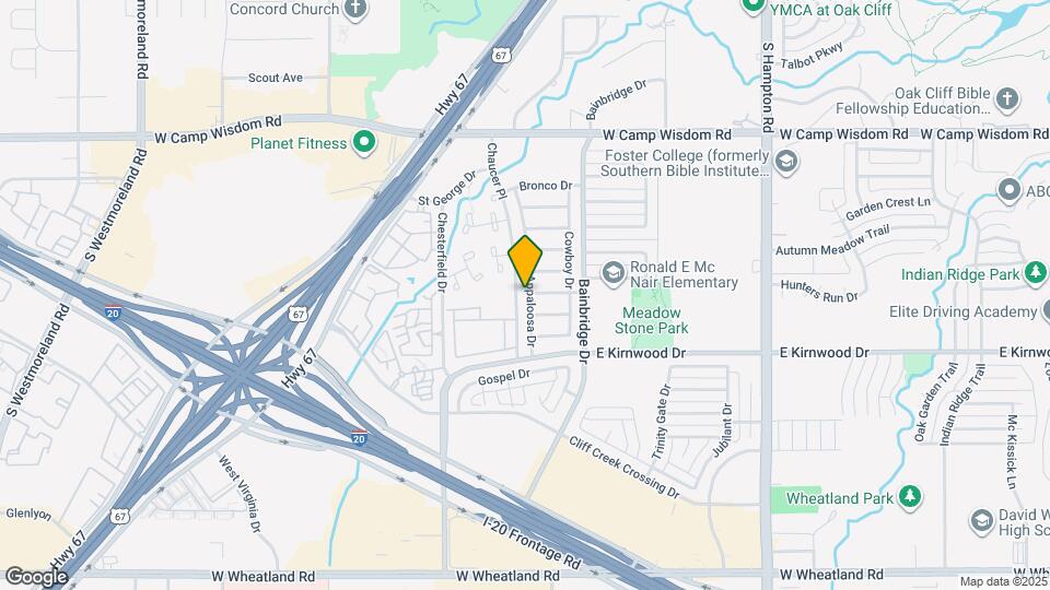 3105 Appaloosa Dr Map and Location Details