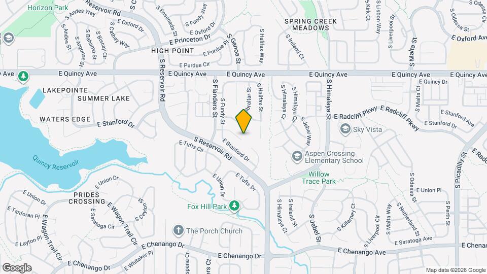 19871 E Stanford Ave Map and Location Details