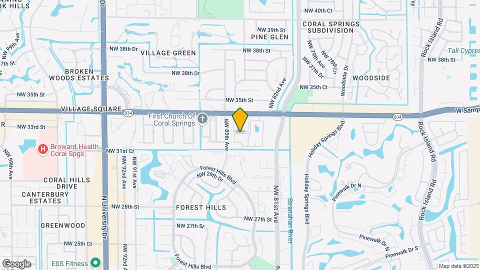 8424 Coral Lake Way Map and Location Details