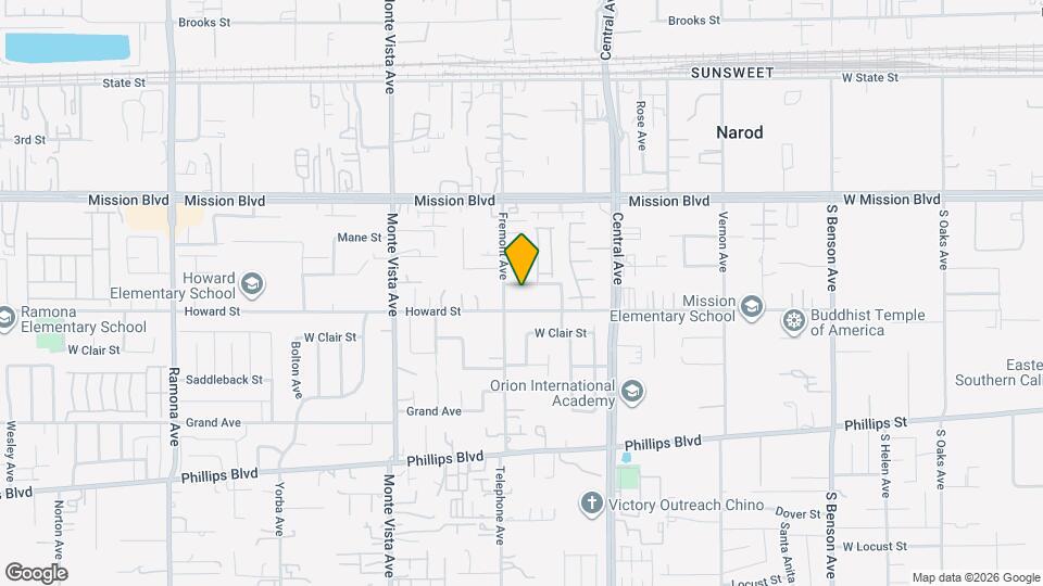 5121 Merle St Map and Location Details