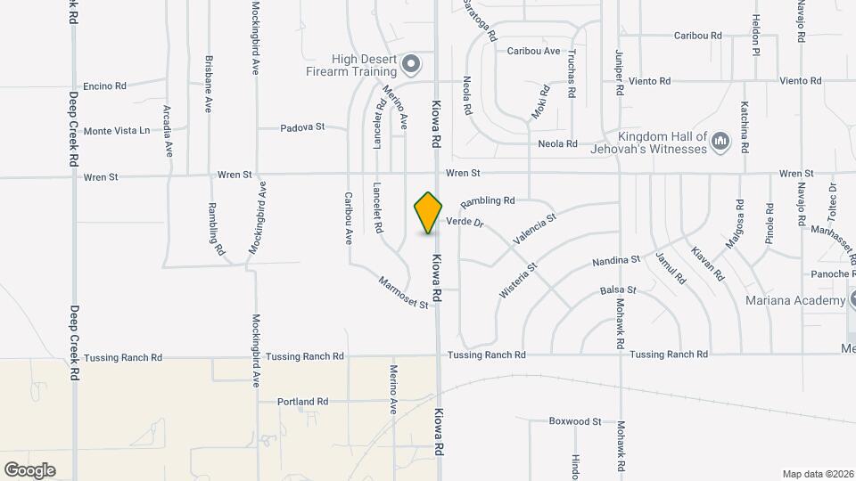 10756 Kiowa Rd Map and Location Details