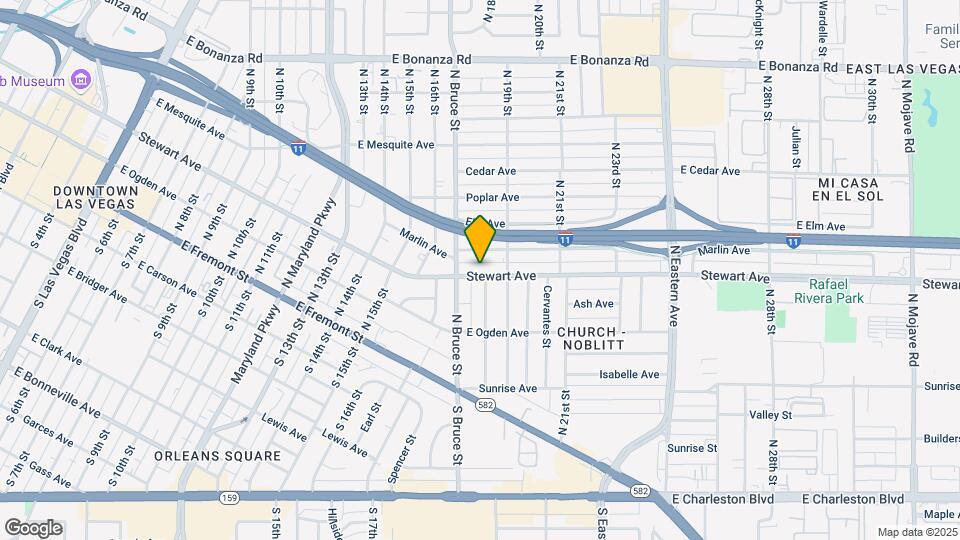 1725 Stewart Ave Map and Location Details
