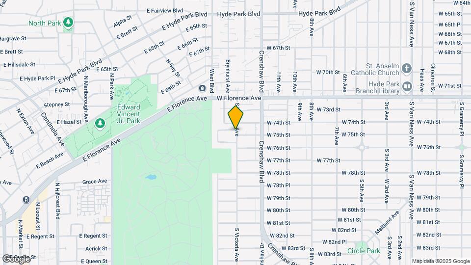 3500 W 74th Pl Map and Location Details