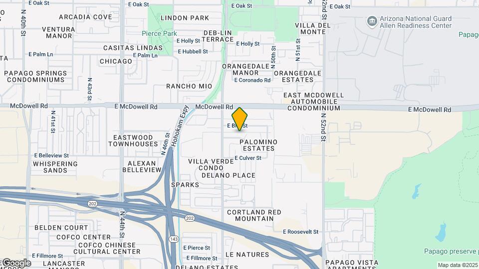 4830 E Willetta St Map and Location Details