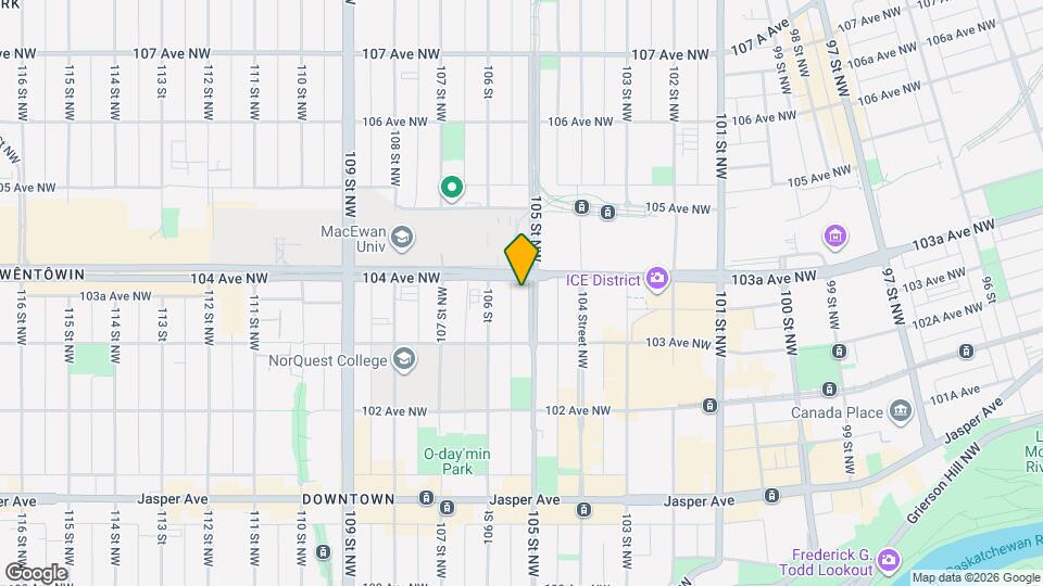 10388-10105 105 St NW, Unit SI FL1-ID1564642P Map and Location Details