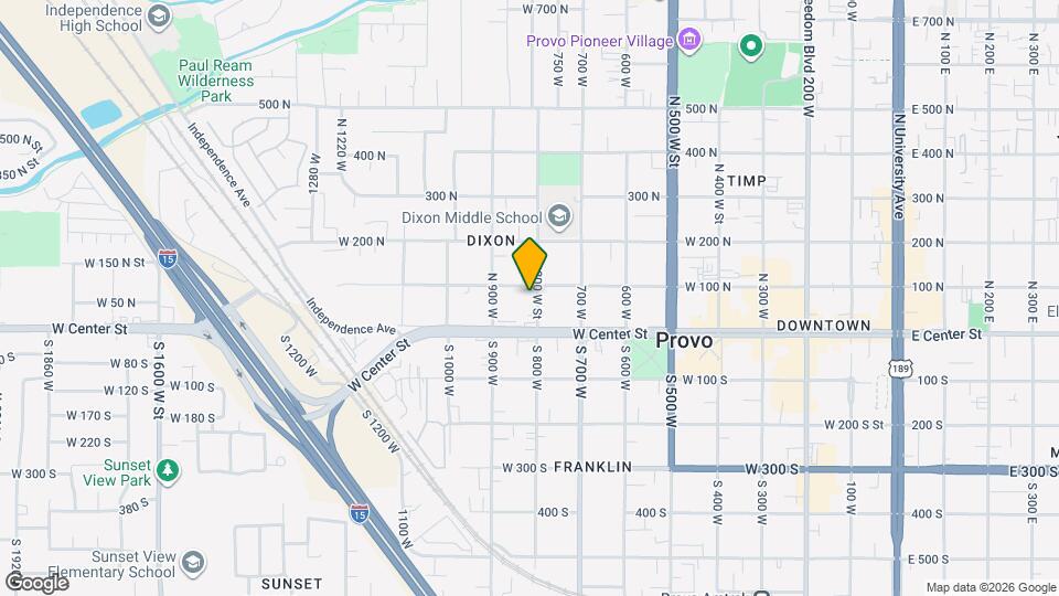 83 N 800 W St Map and Location Details
