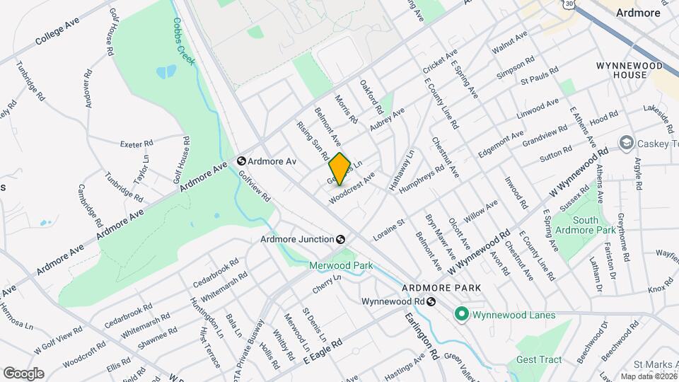 610 Woodcrest Ave Map and Location Details