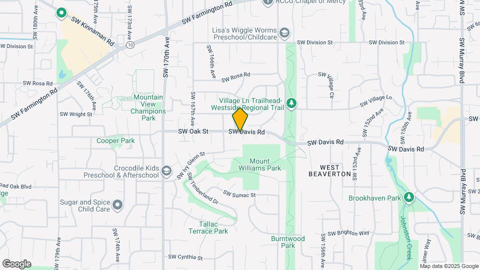 6107 SW 163rd Pl Map and Location Details