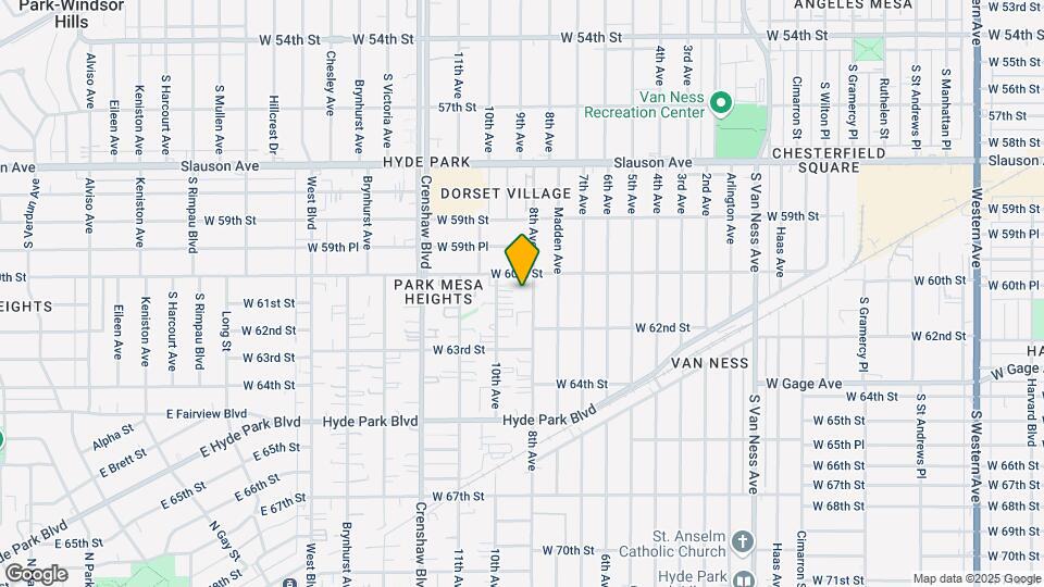 6019 8th Ave Mapa y Detalles de la Ubicación