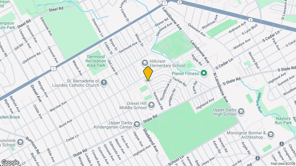 946 Kenwood Rd Map and Location Details