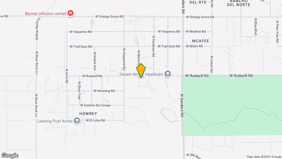 12895 W Rudasill Rd Map and Location Details