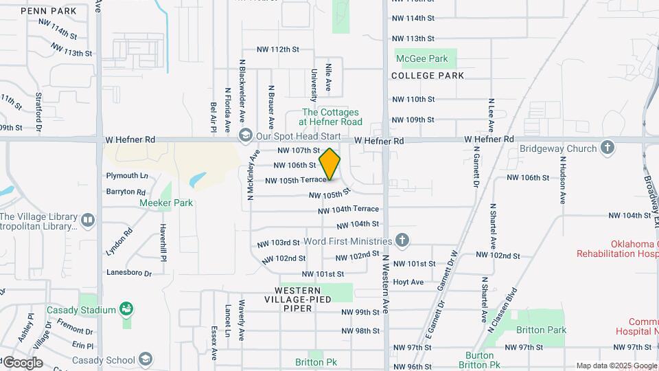1212 NW 105th Terrace Map and Location Details