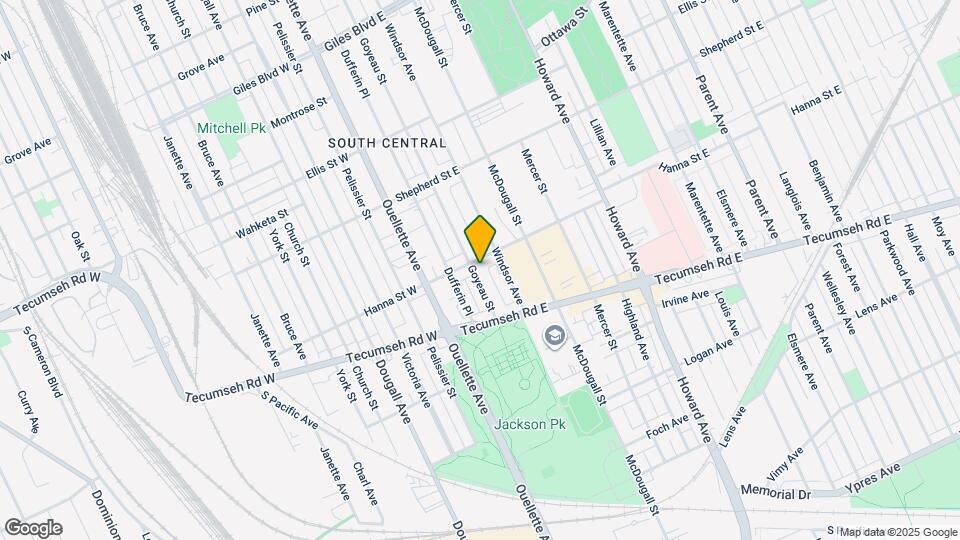 1610 Goyeau St Map and Location Details