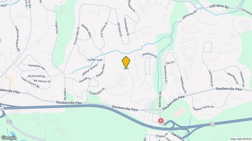 3404 Timberglen Dr Map and Location Details