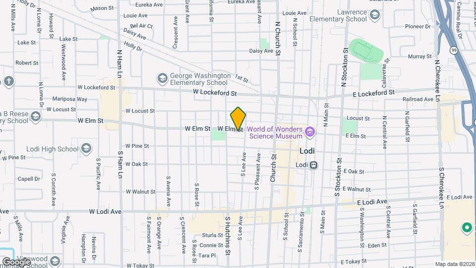 410 W Elm St Map and Location Details