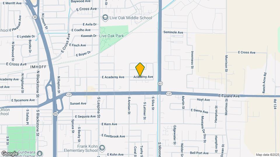 1947 E Academy Ave Map and Location Details