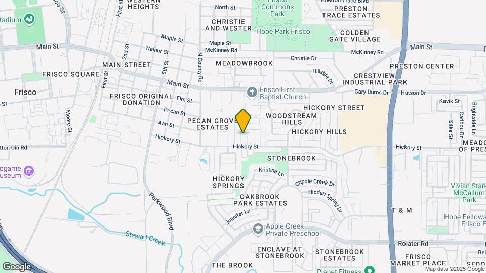 8555 Clearcreek Cir Map and Location Details