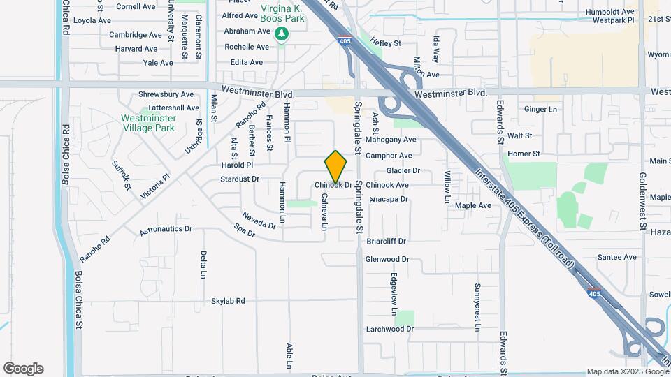5892 Chinook Dr Map and Location Details